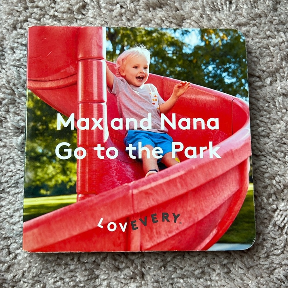Lovevery Max and Nana go to the park book